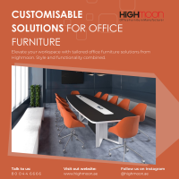 Highmoon Customizable Solutions for Office Furniture